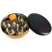 MP MASALA DABBA BLACK BOX 11"
