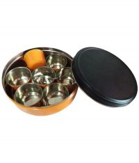 MP MASALA DABBA BLACK BOX 11"