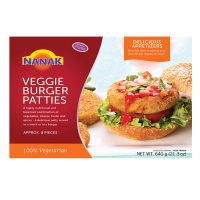NANAK VEGGIE BURGER PATTY BOX