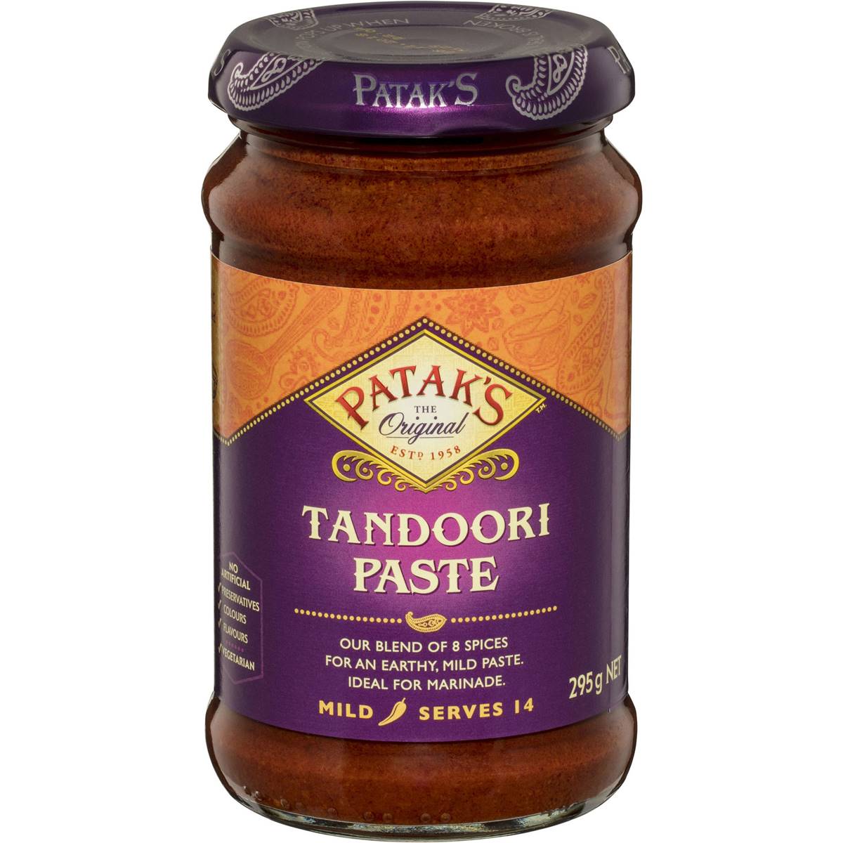 PATAK’S PASTE TANDOORI 283ML – Bombay Spices