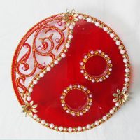 POOJA THALI RED