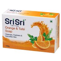 SRI SRI ORANGE/TULSI SOAP 100G