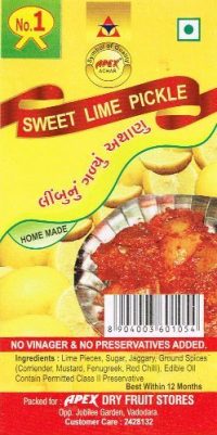 APEX SWEET LIME PICKLE