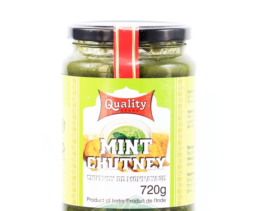 QUALITY MINT CHUTNEY 720G Bombay Spices